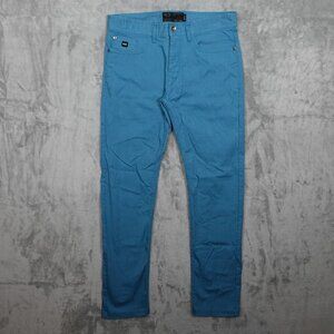 Oakley jeans slim‎ fit men's 32x32 teal blue